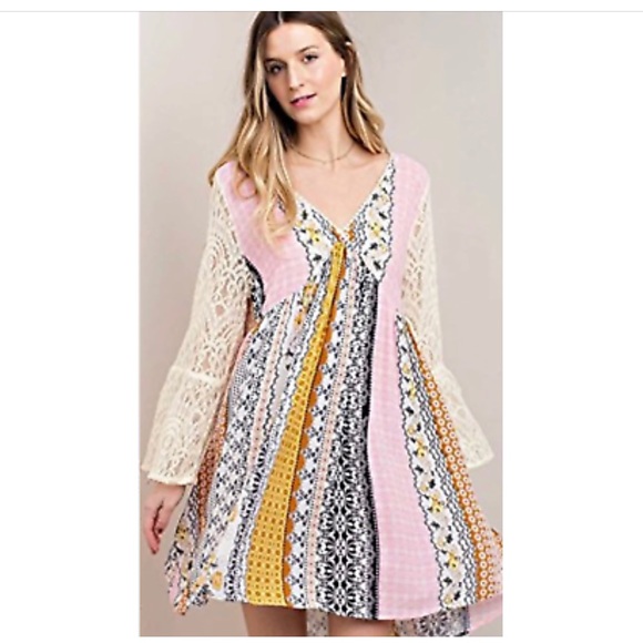 Kori America boho tunic dress SIZE M - Picture 6 of 6